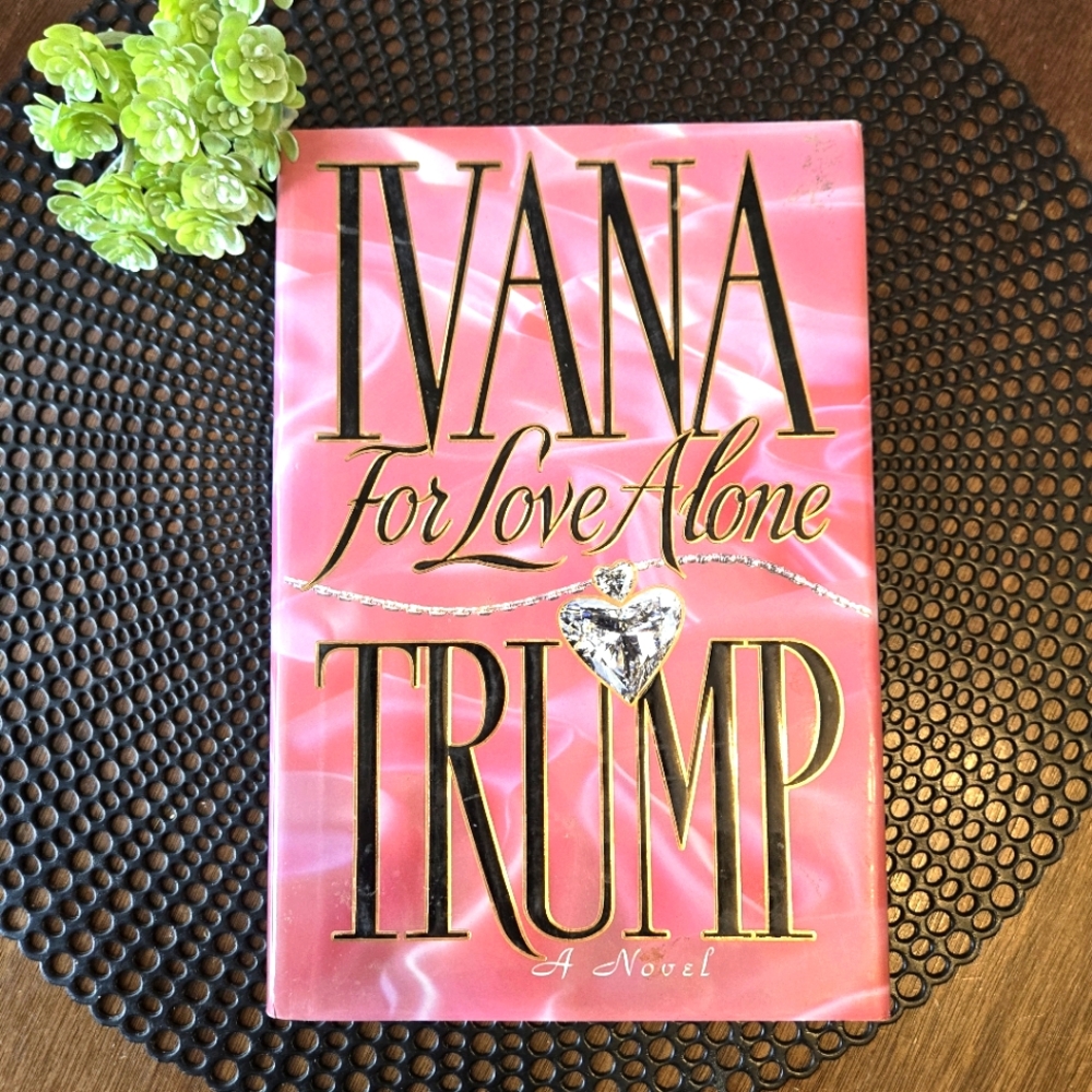 5 for $25 Ivana Trump Pink Novel - For Love Alone Romance Book Softcover